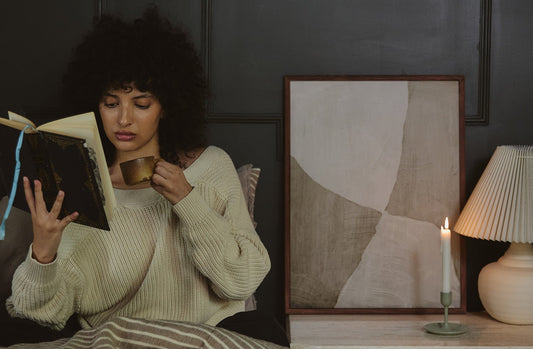 Cream Meets Ecru, Poster